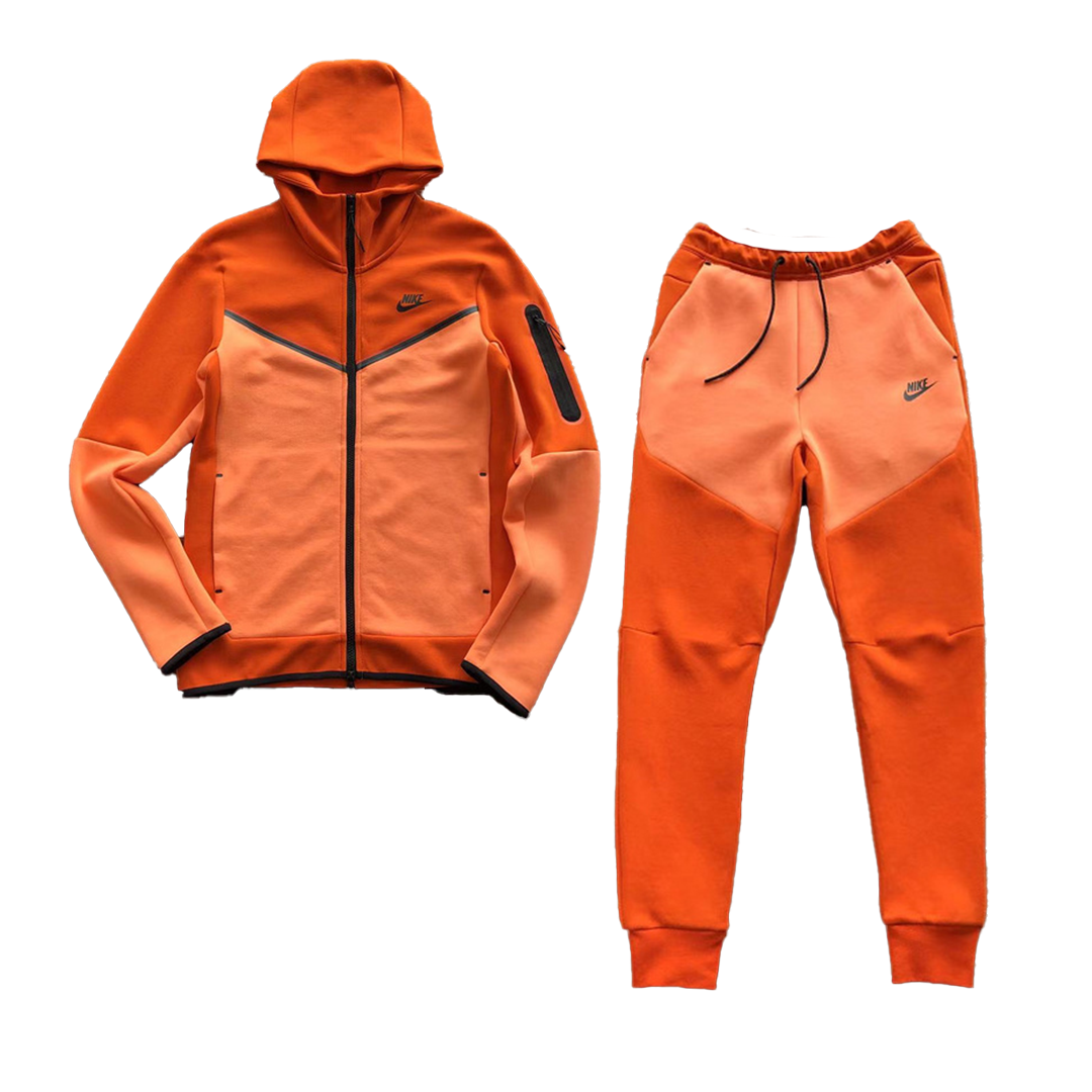 Nike tech fleece orange
