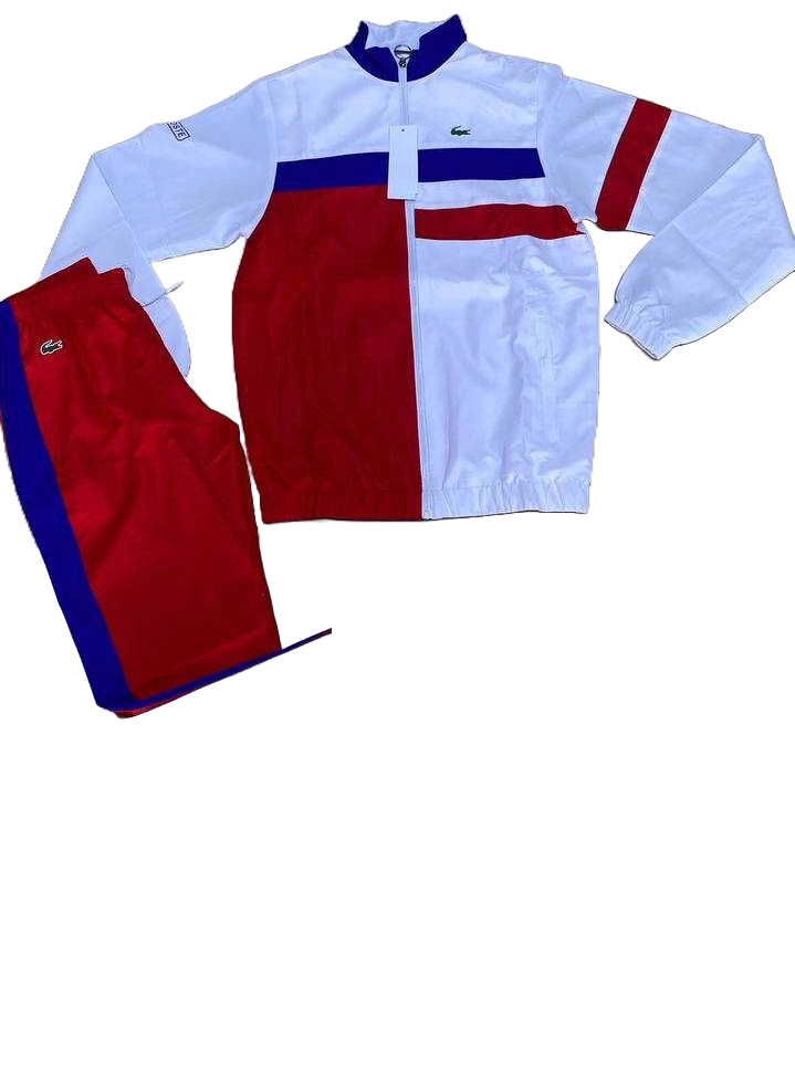 Tuta lacoste red&white🐊🔥
