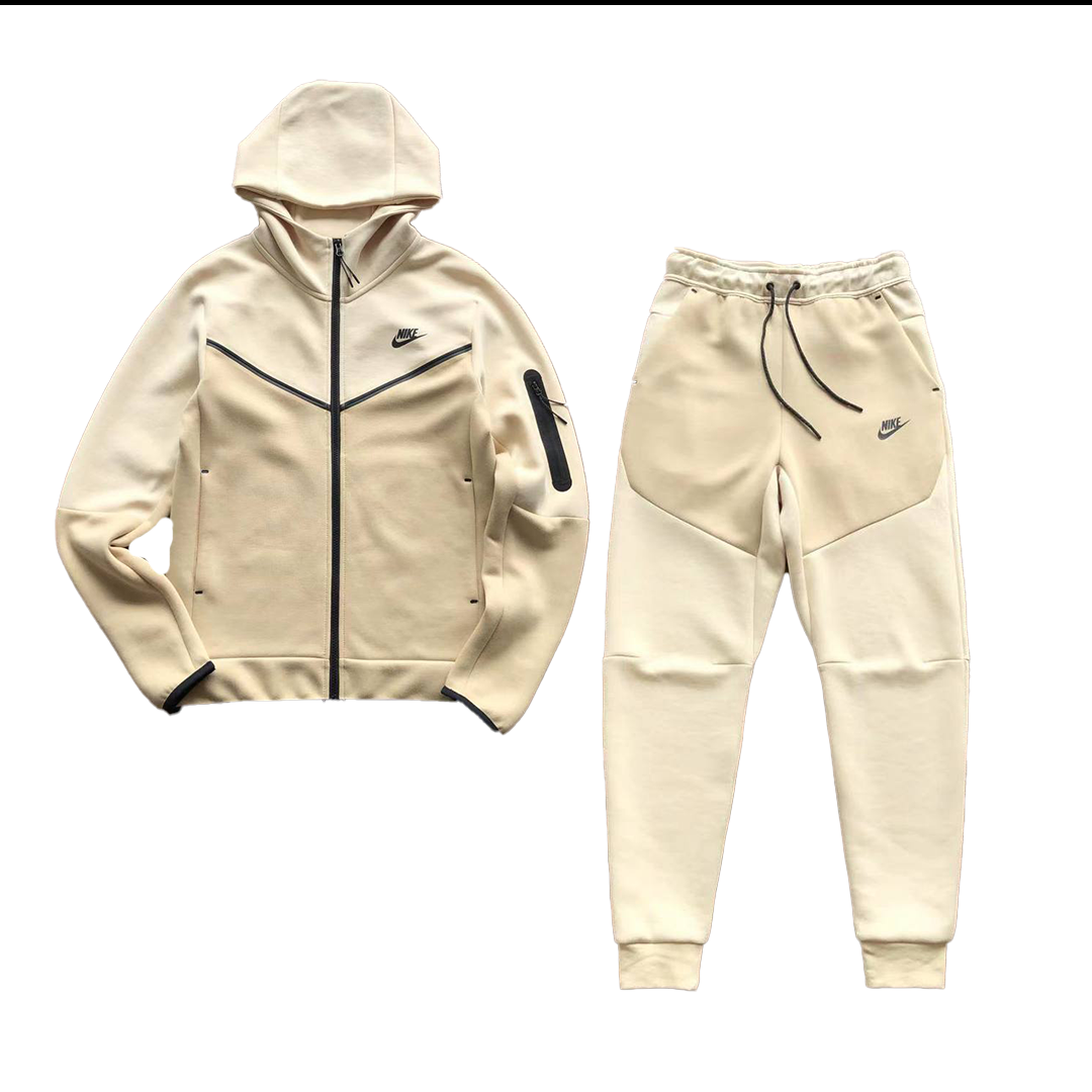 Nike tech fleece beige