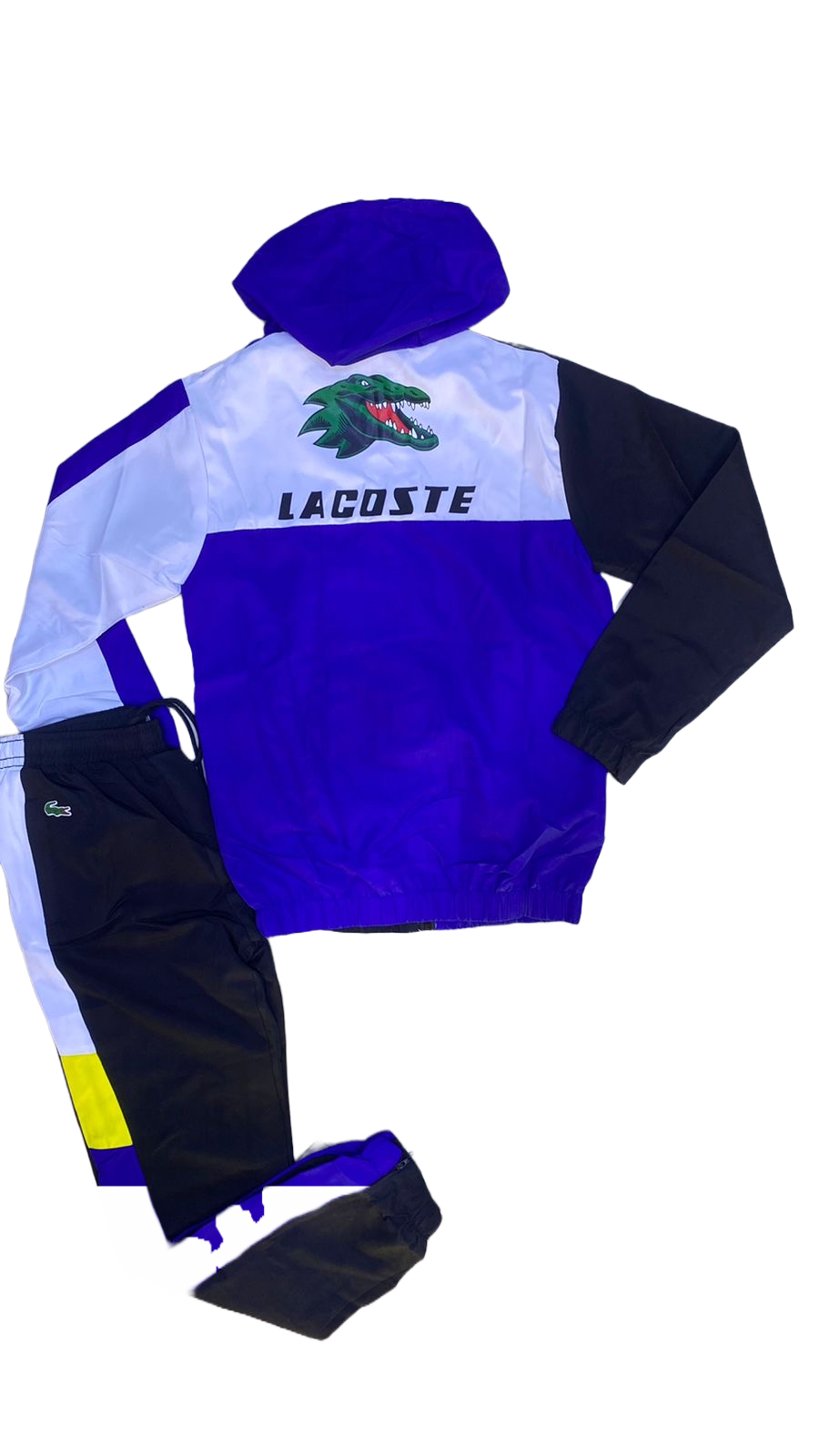 Tuta Lacoste blu krokodile