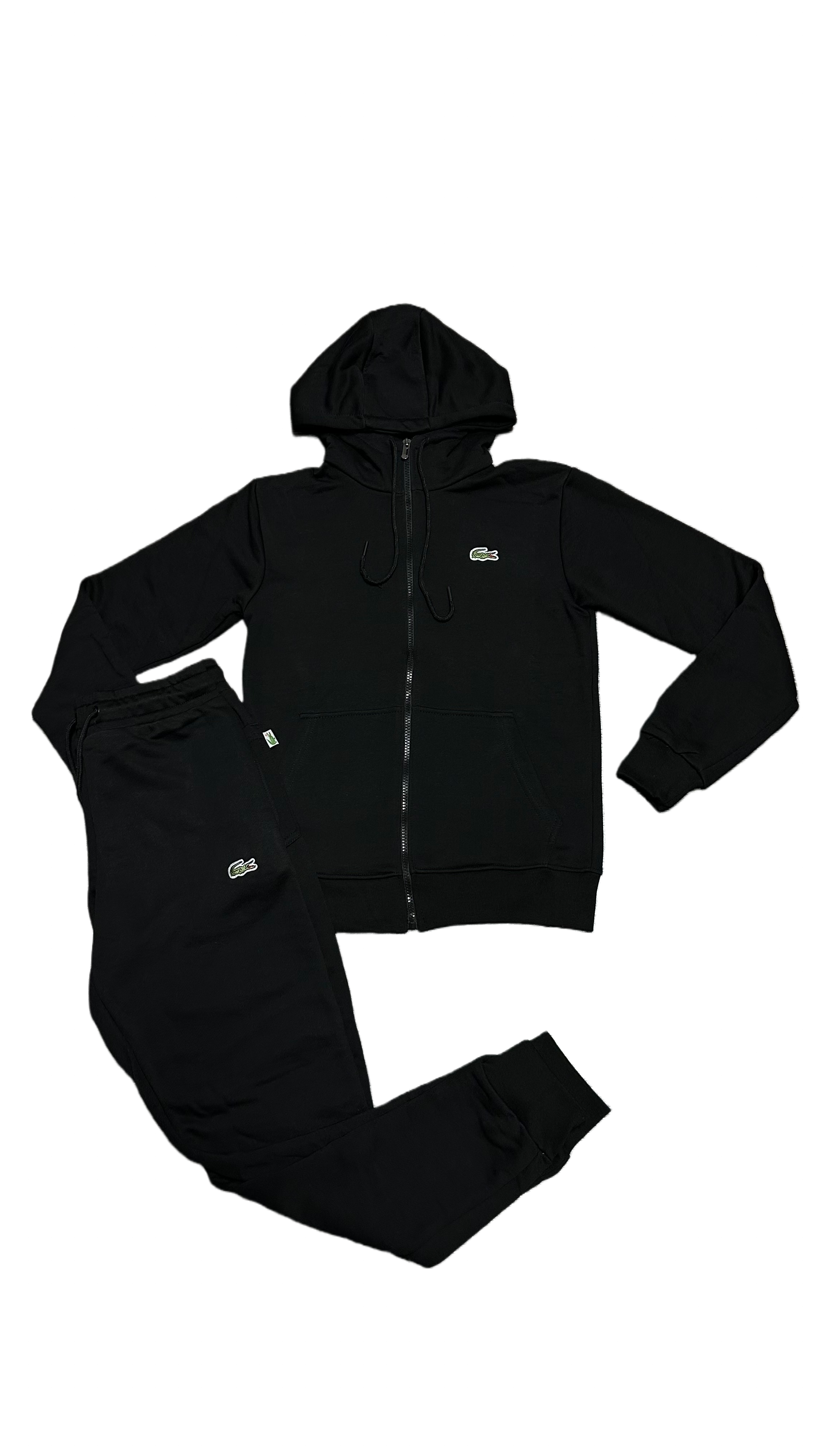 Tuta felpata lacoste black