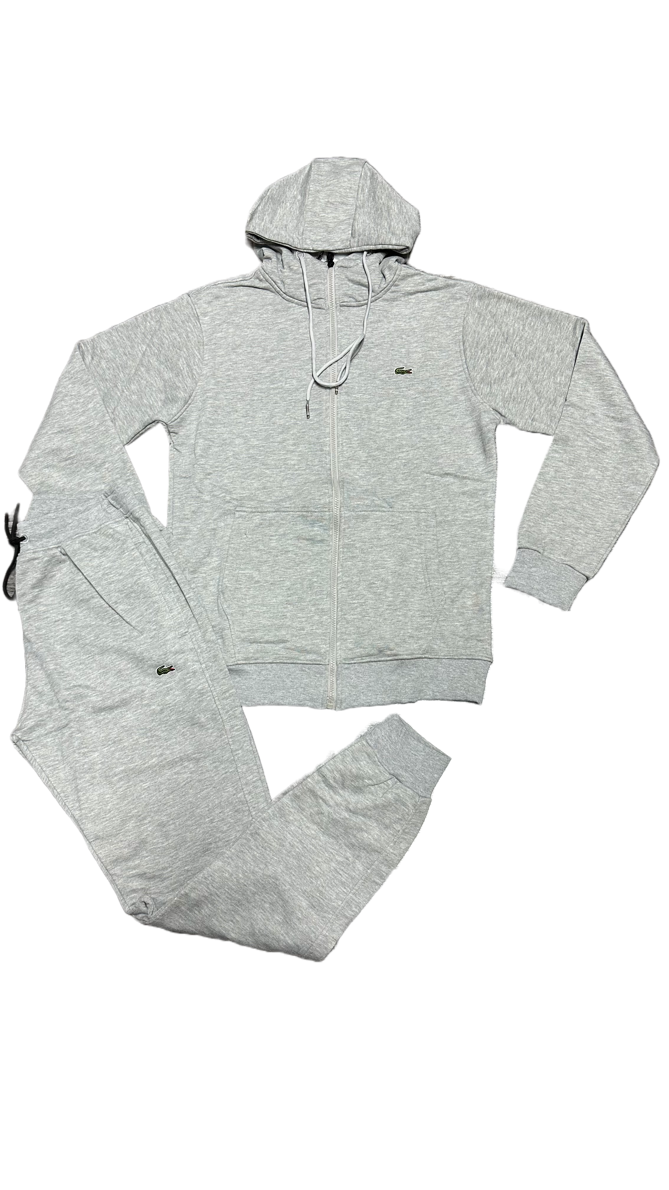 Tuta felpata lacoste grey