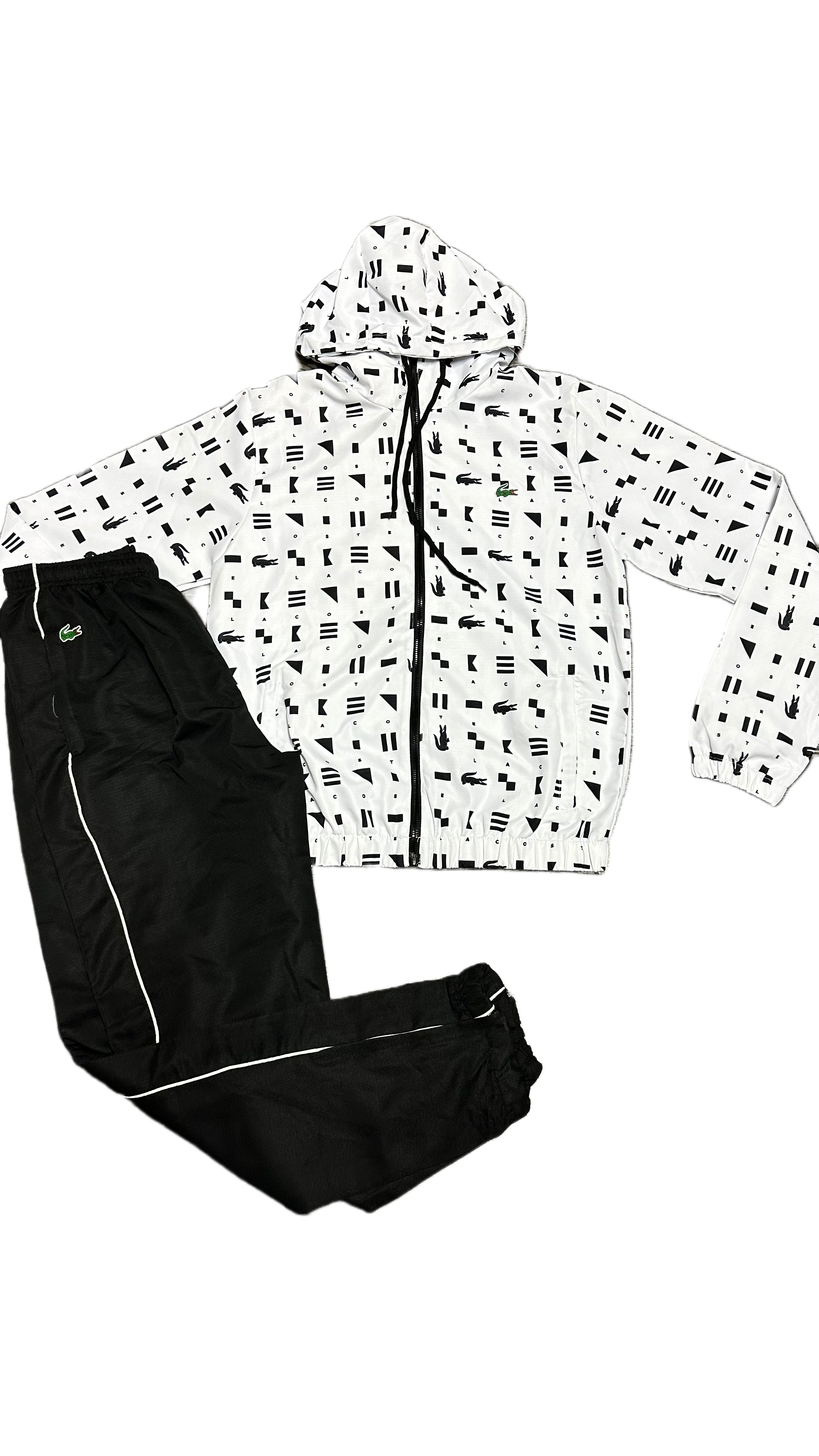 Tuta lacoste mini krokodile white🐊🔥