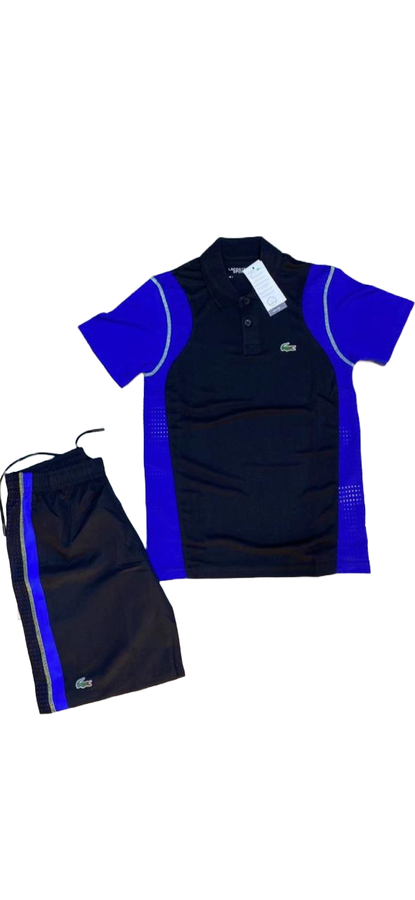 POLO LACOSTE BLACK&BLUE