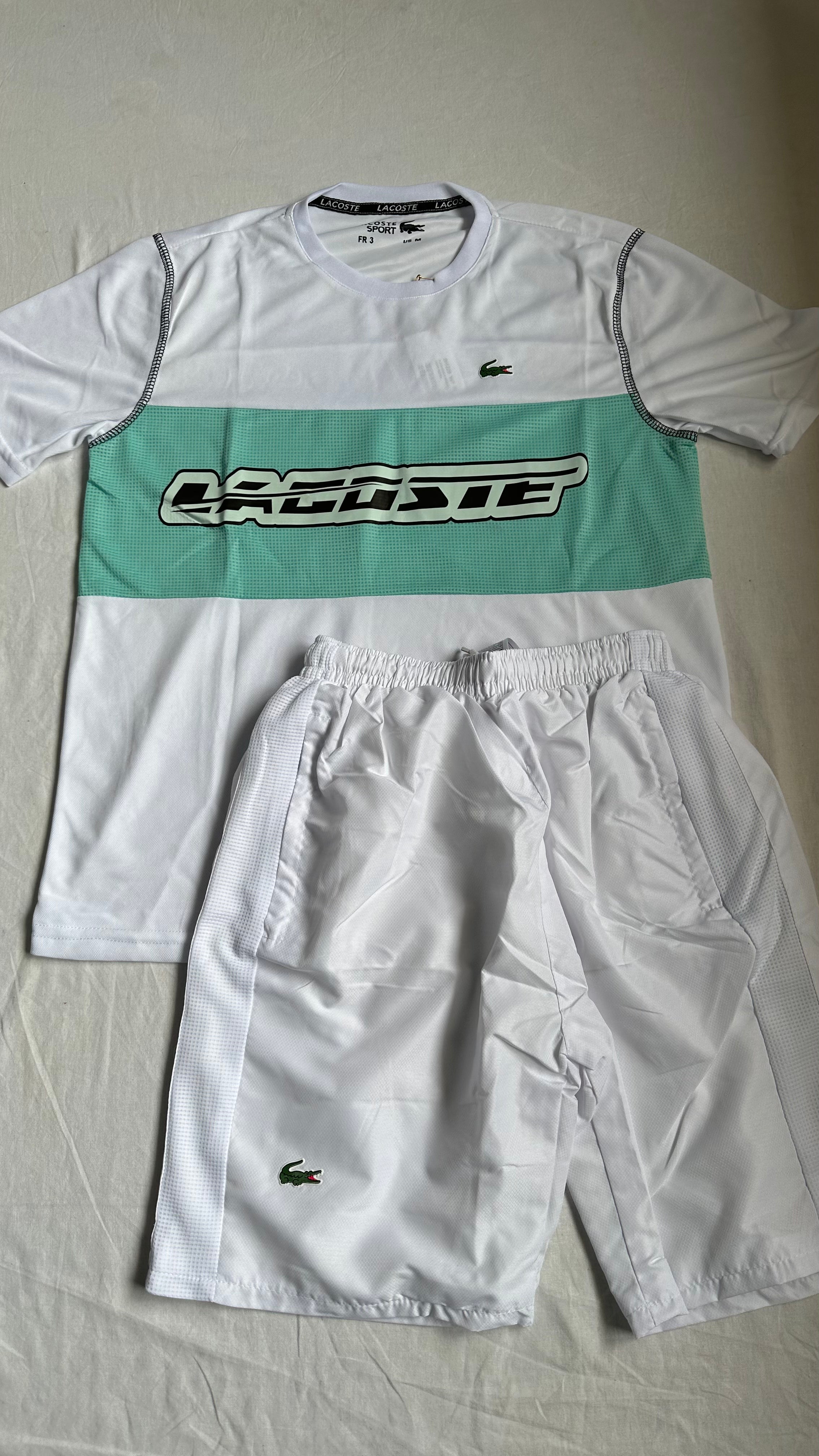LACOSTE WHITE GREEN