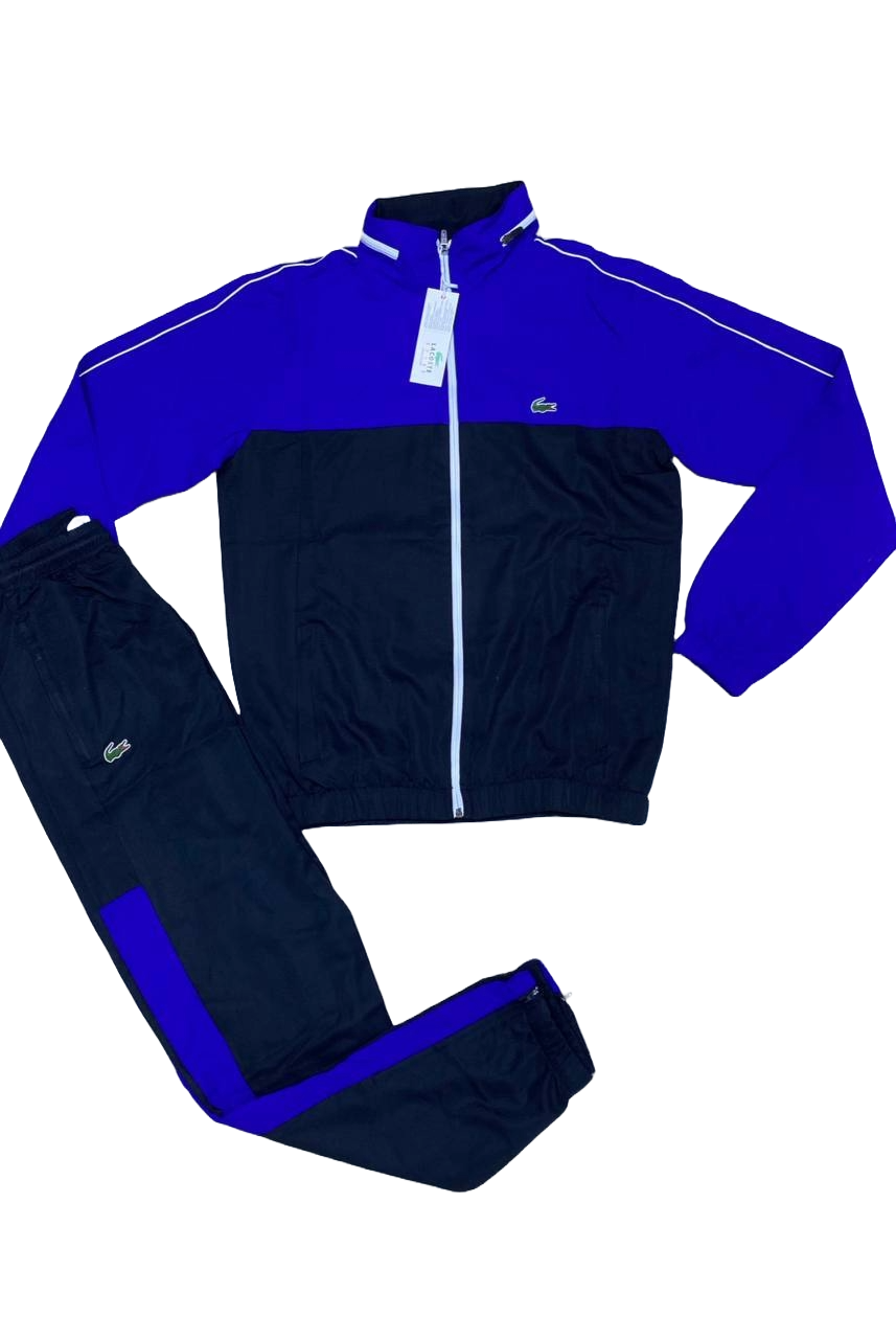 Tuta lacoste blu&nera