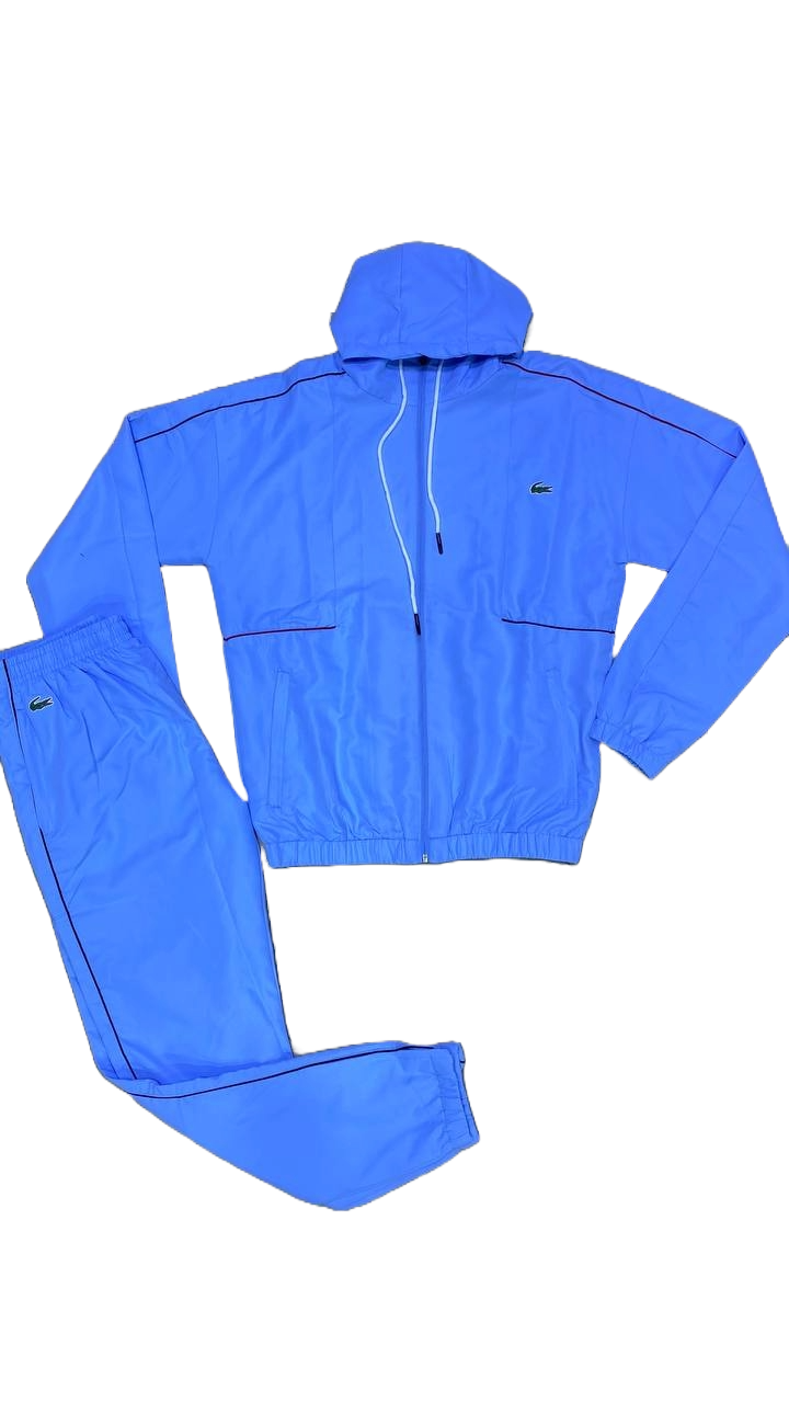 Tuta lacoste azzurra krokodile