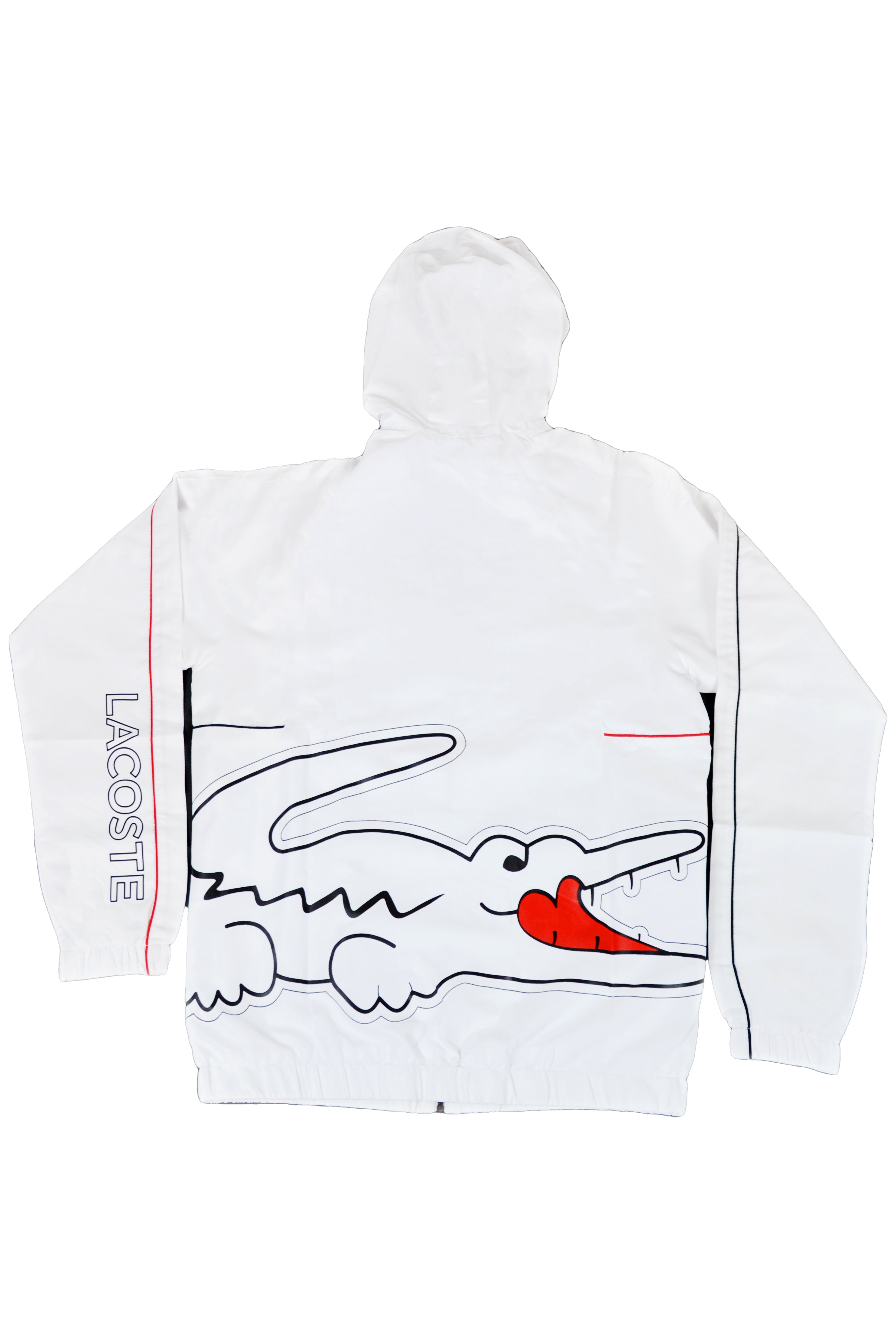 Tuta Lacoste white krokodile